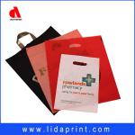 promotional custom printed die cut handle PE plastic bag PB1352088