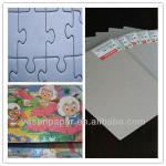 Puzzle grey paper board