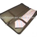 rectangle black leather tie case tie holder JQ-1256
