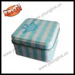 Rectangular customized small metal tin box,square tin box T1310-06