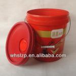red plastic bucket for paint WHP16-1