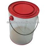 Round PVC Tin Can DEL-R28 round tin can