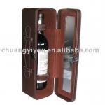 single bottle or 6 bottles leather wine packing,wine box,travel wine case hj004