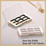 six color eyeshadow case E658