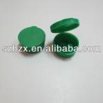 small round plastic green pill storage case with cover S320
