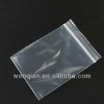 Small transparent plastic ziplock bag/clear PE bag B010