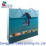 Special paper carrier bag with flap,gift carrier bag,Offset printing shopping bag L-20131005-10