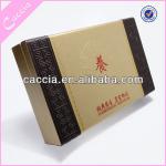 square faux leather gift boxes for tea or health care products CCA130806D
