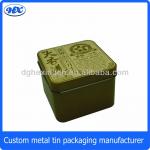 square shape tea tin box square shape tea tin box