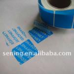 Tamper evident security sealing tape SN029