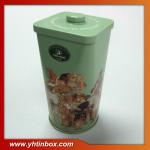 tin tea caddy YH-596
