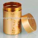 tin tea can with airtight metal lid