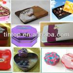 Tintop tin box for chocolate/tin case series only for you Re017