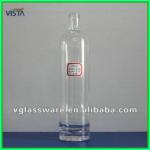 Top Quality Special Design vodka Glass Bottle with thick bottom v75040