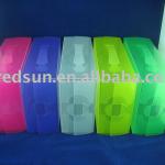 Transparent Color Plastic Shoe Box with Handle J-3027