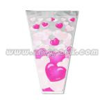 V Shape Plastic Floral OPP Sleeve/special shape plastic floral sleeve MB003