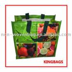 Vegetable Design PP Woven Shopping bags KG-PWB358