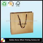 Wholesale Cheap Brown Paper Wine Bag With Handles/Wine Bag Brown Paper bags