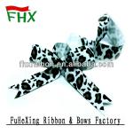 Wholesale thermal transfer ribbon grosgrain bow with loop in packaging thermal transfer ribbon
