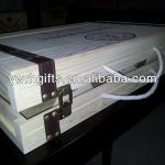 wooden gift boxes for wine bottles RHPW-7