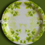 YLRP044a round paper plate,blue striped paper plates YLRP044a