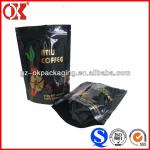 zip lock coffee aluminium foil pouch bag(OKT-02) stand up pouch