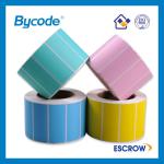 hot sale dyeing coated label sticker barcode printing colored stickers