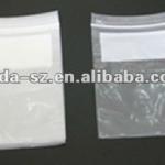 clear transparent LDPE ziplock bag