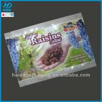 dried fruit plastic food bag with zipper