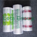 HDPE flat bag on roll, printed flat bag on roll, HDPE bag