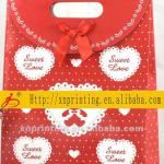 heart design wedding paper gift bags