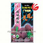 Preserved waxberry fruit packaging bag in Chaozhou