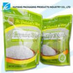 plastic packaging bag for rice/plastic rice packaging bagrice packaging with ziplock and bottom