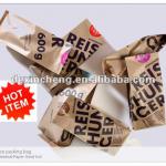 Heat Sealed Foil Lined Kraft Paper Rice Packing bag
