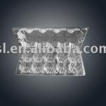 Egg packaging tray