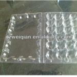 high quality 24 quail egg trays/plastic transparent egg tray