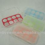 portable egg box storage carrier eggs case 8 pack