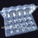 15 cavity clamshell egg blister tray