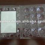 Cheap 12 pieces capacity clear plastic quail egg tray