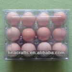 12 pcs plastic transportation egg tray