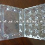 12 holes clear plastic quail egg packaging tray