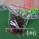 Factory supply custom make transparent plastic zipper bags