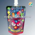 juice nozzle bag stand up spout pouch