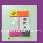 Three side seal food plastic bag for corn