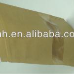 Stand up aluminum foil bags with zipper/window