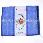 plastic firewood PP mesh bags, Firewood packaging Mesh Bag