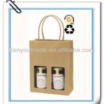 environmental food packaging paper packing bags with window