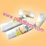 natural plastic food bags on roll for shopping