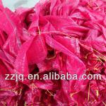 20113 hot sale red onion mesh bags