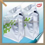 2014 new arrival clear plastic small double zipper eight-side sealed pouch /bags for food cookies , rice ,packaging